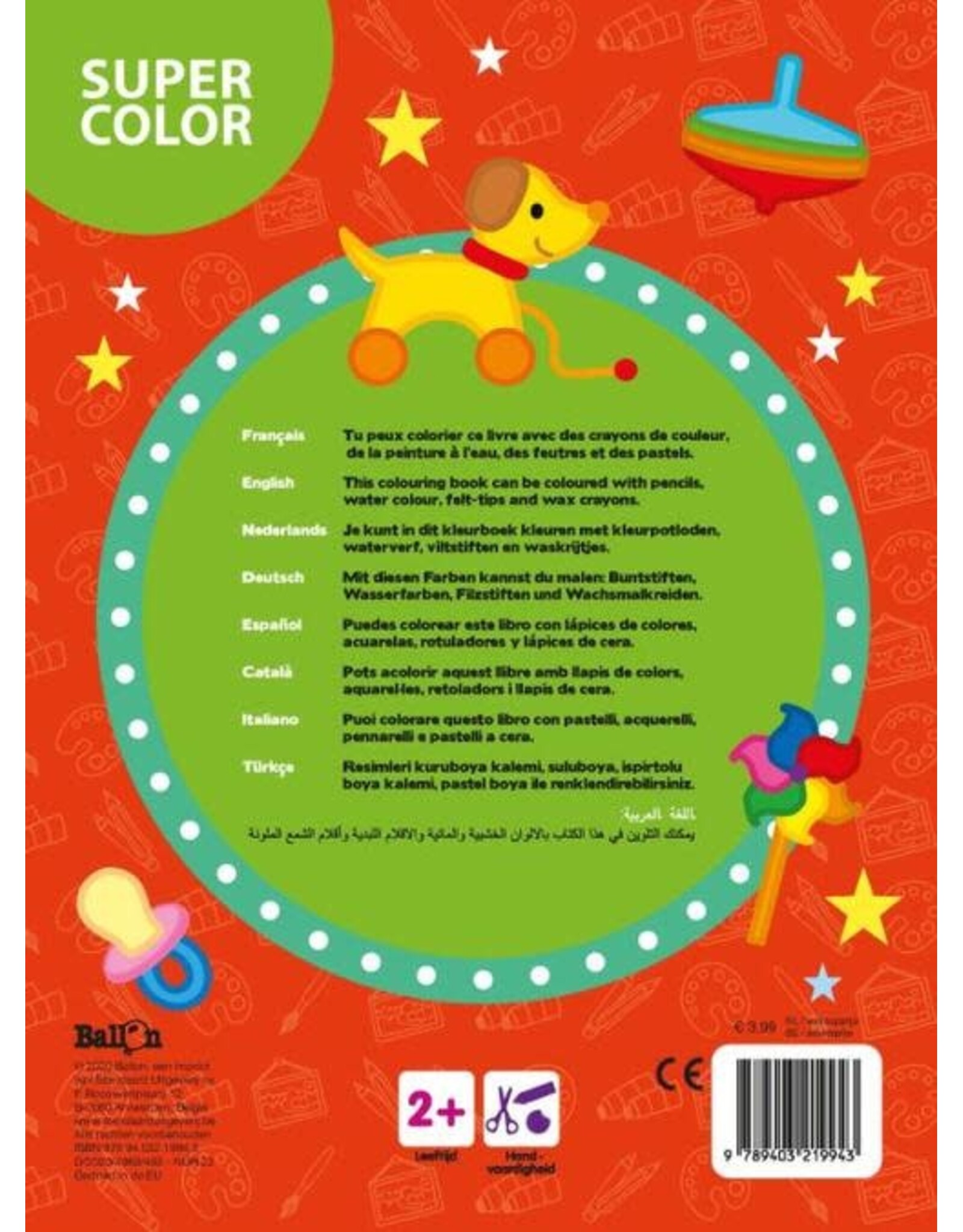 Ballon Super kleurboek