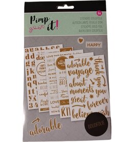 SOHO PIMP IT-STICKERS GOUDFOLIE