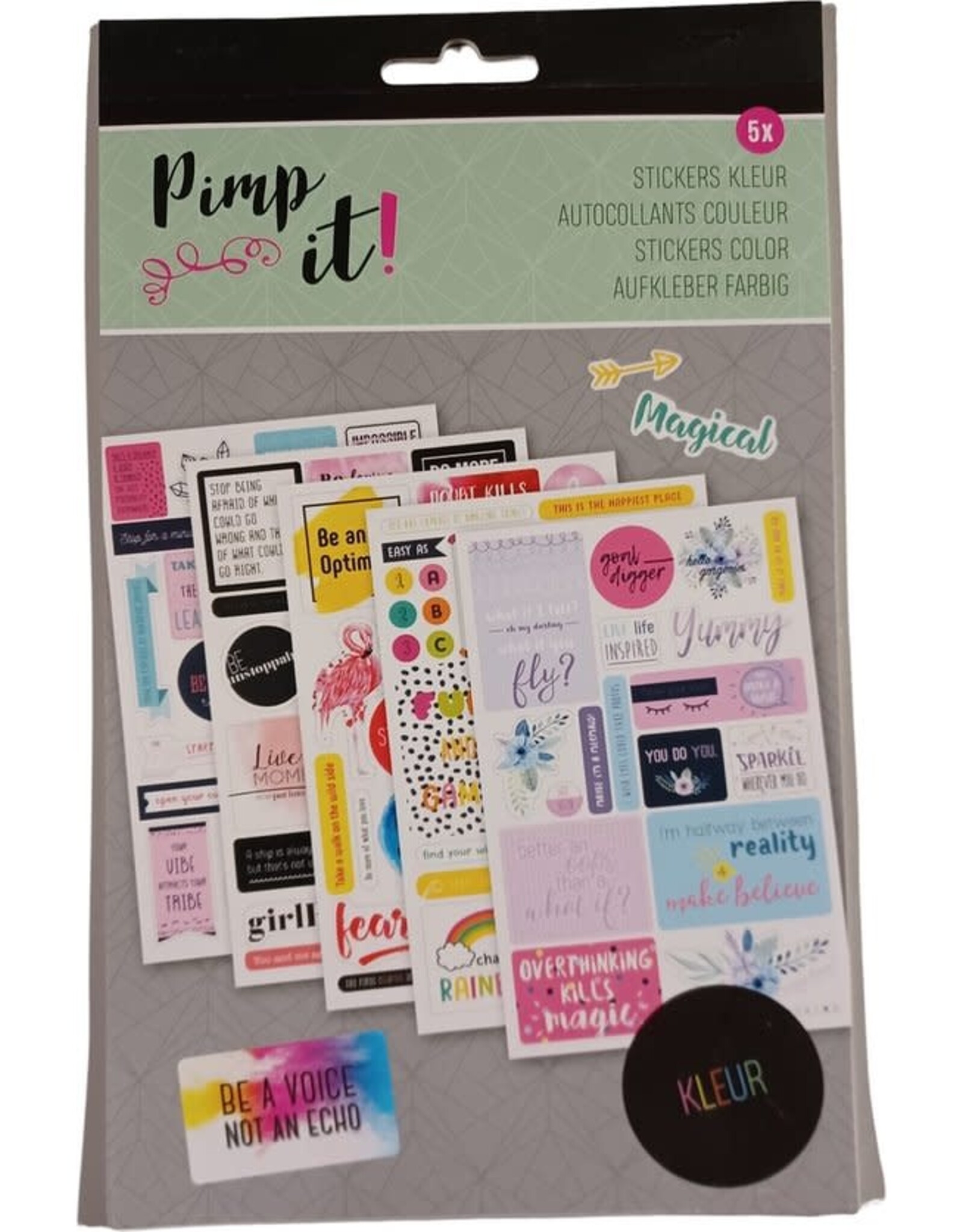 PIMP IT- STICKERS KLEUR