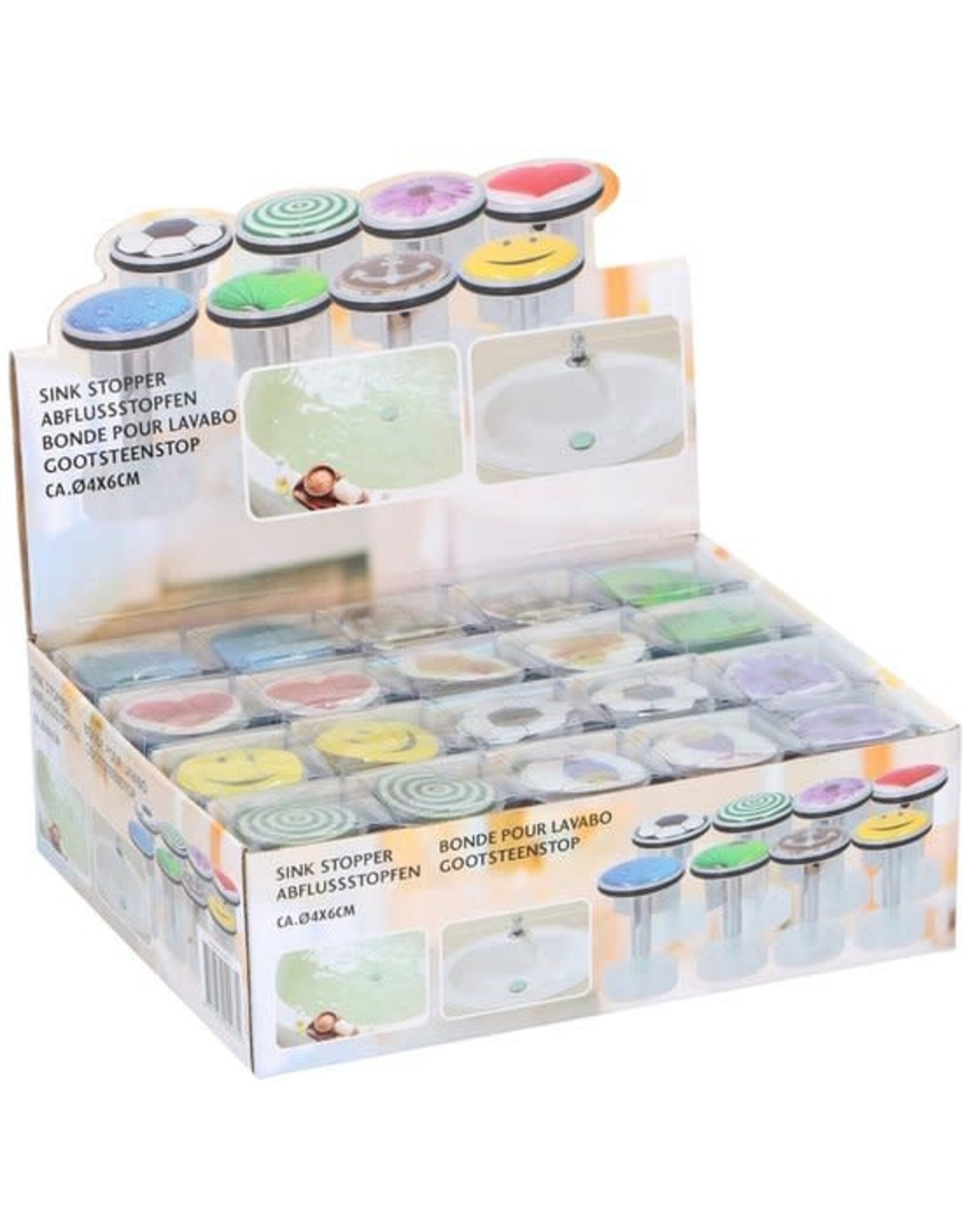 Gootsteenstop Ø4x6cm