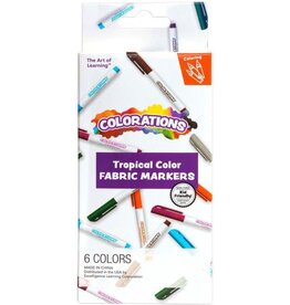 colorations Colorations - Textielstiften Tropische Kleuren - 6 Kleuren