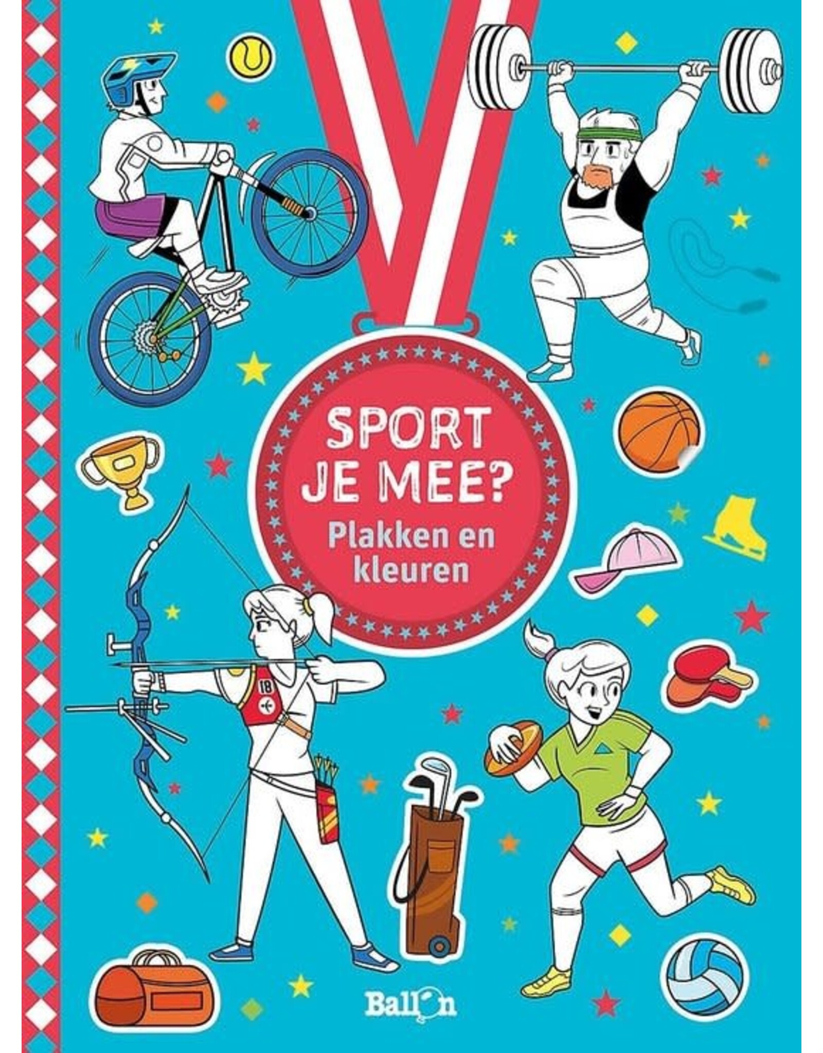Ballon Sport je mee? Plakken en Kleuren