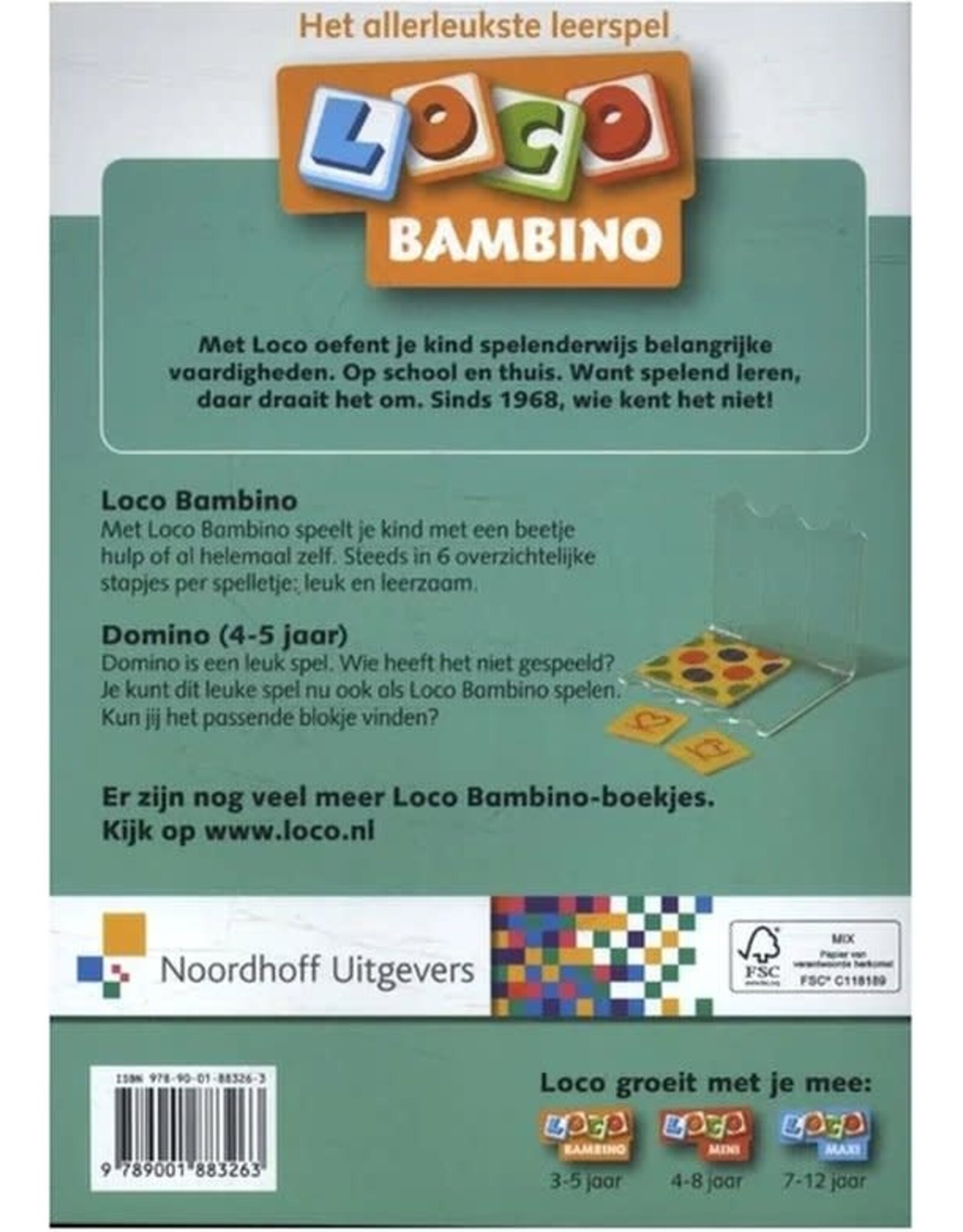 BAMBINO LOCO Loco Bambino - Boekje - Domino - 4-5 jaar*