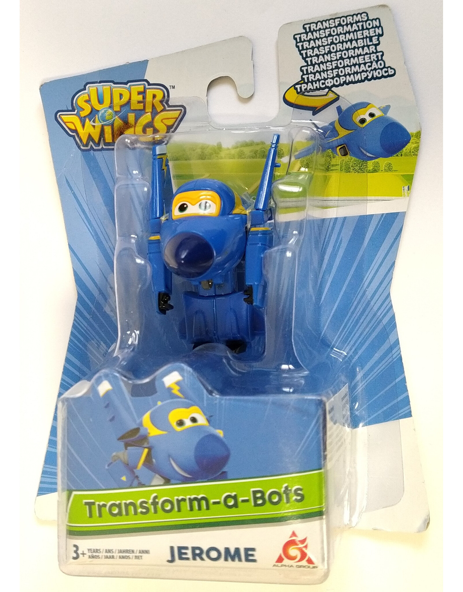 Super Wings Transform-a-Bot jerome 5cm