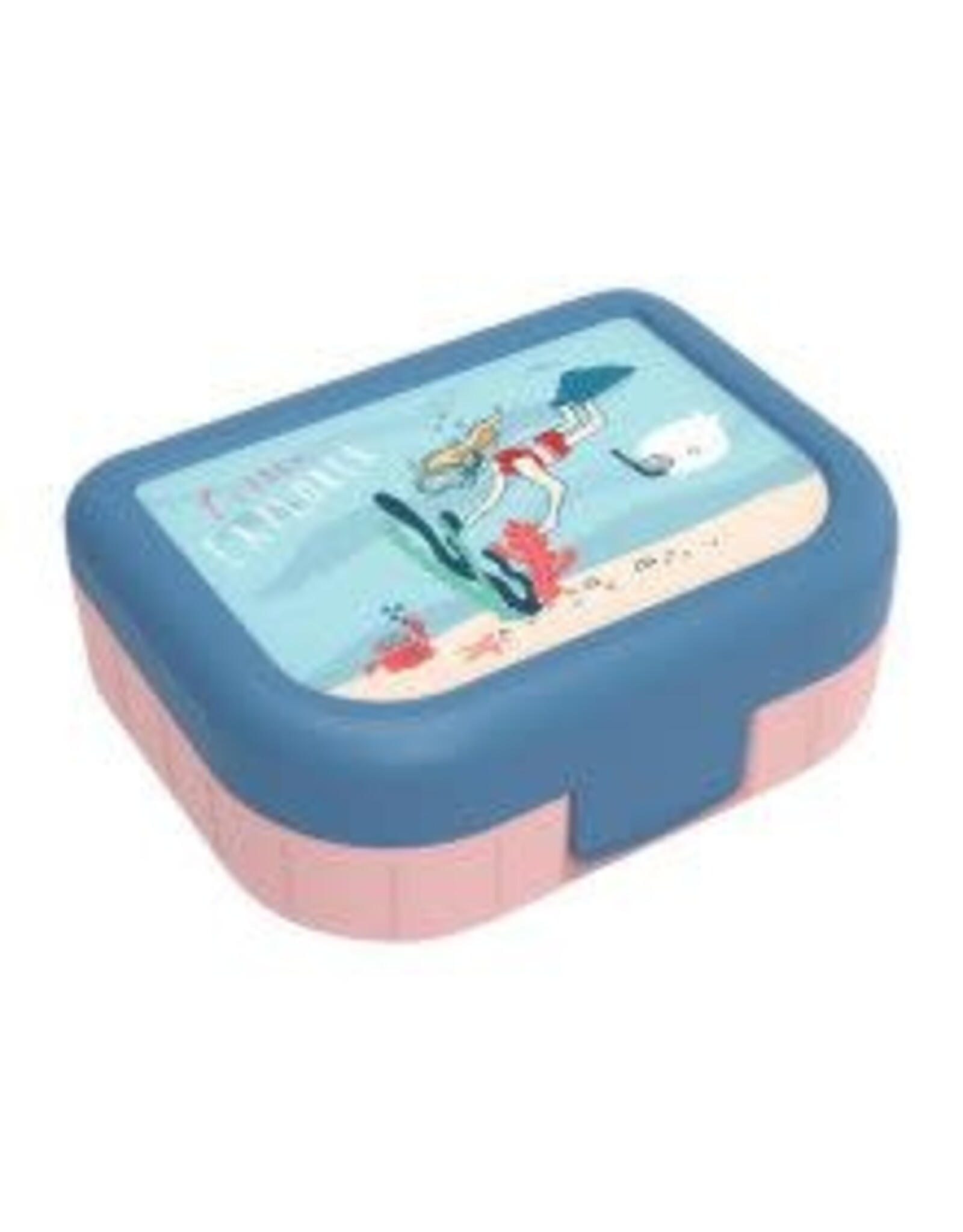 ROTHO Rotho Lunchbox To Go 1 L Memory Kids Blauw Roze 1 stuk