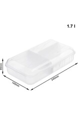 ROTHO Rotho Vesperdose 1,7 l (24 x 14 x 6 cm) transparant 1700 ml