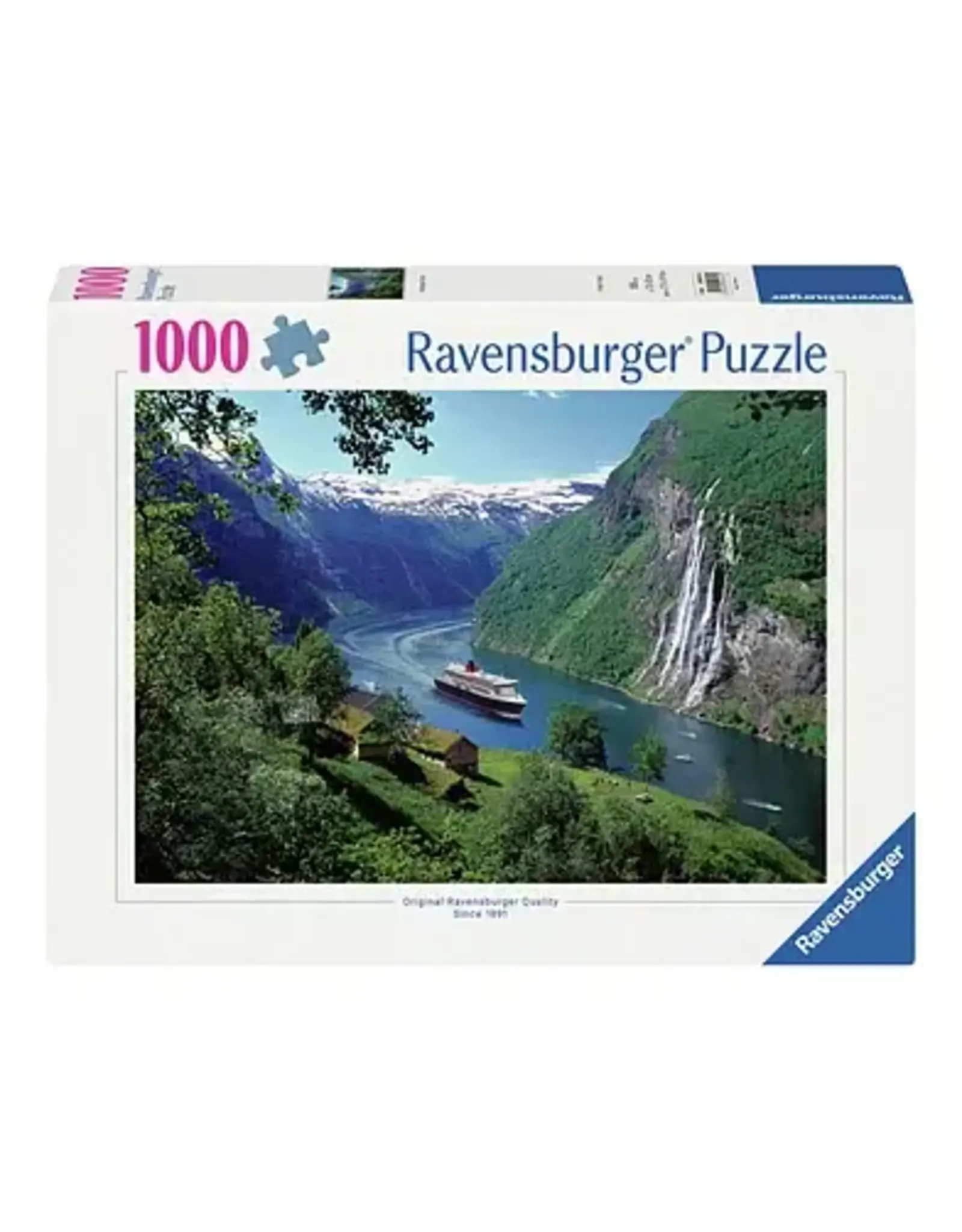 RAVENSBURGER Ravensburger Legpuzzel Noors Fjord, 1000st.