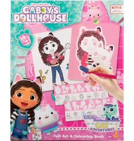 Gabby's Dollhouse Viltkunst & Kleurboek
