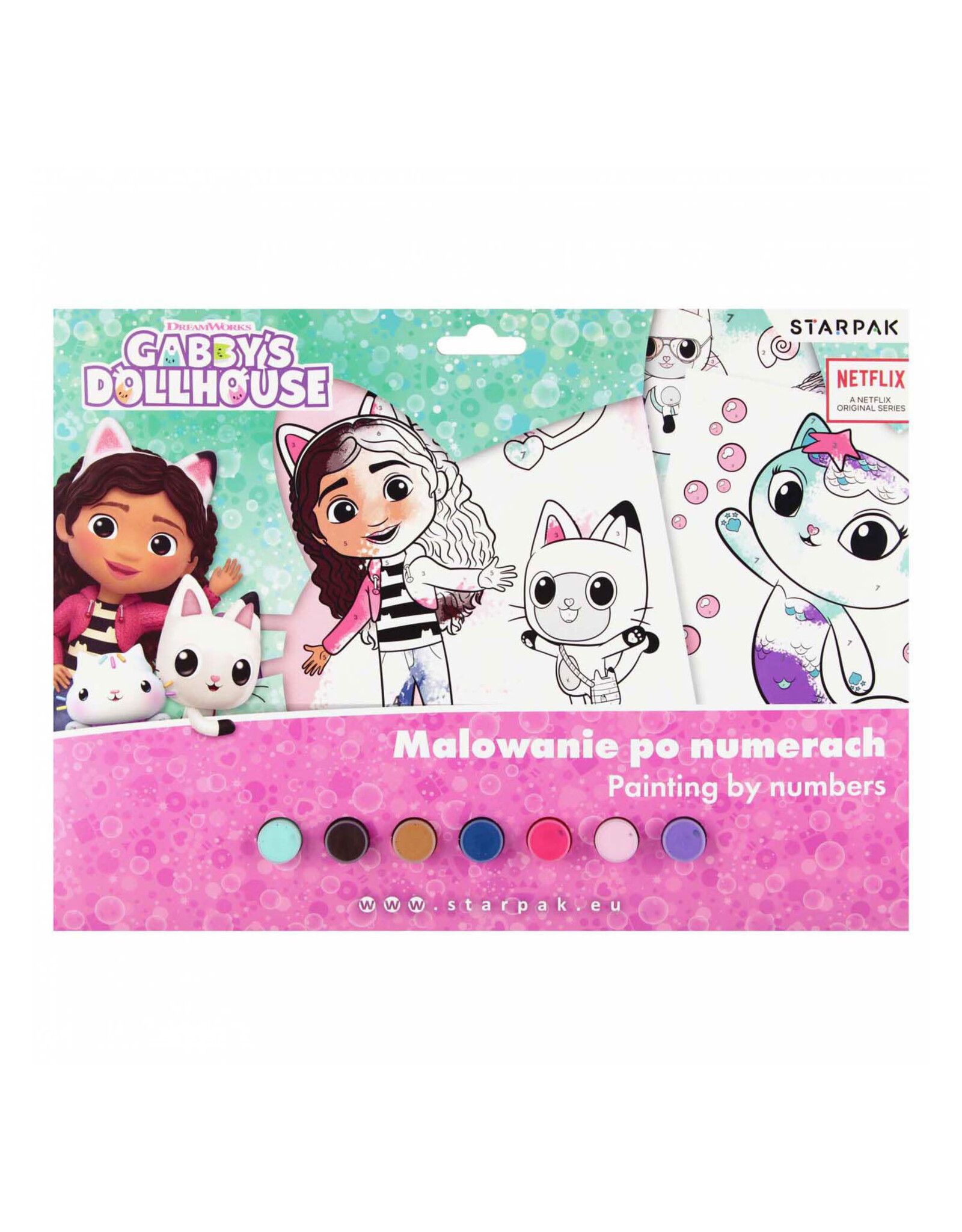 Gabby schilderen op nummer