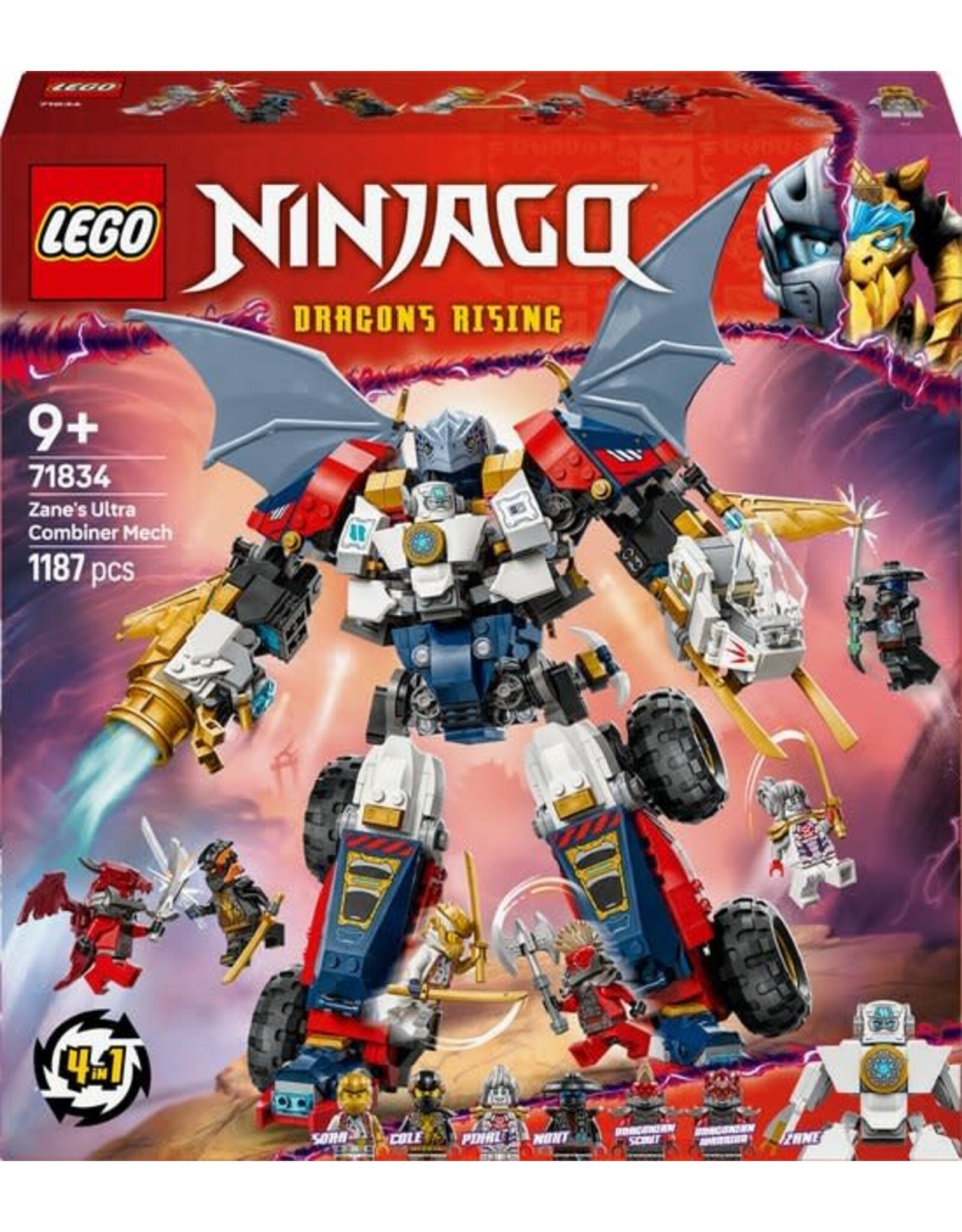 Lego Ninjago LEGO NINJAGO Zane's ultra-combomecha 4-in-1 - 71834