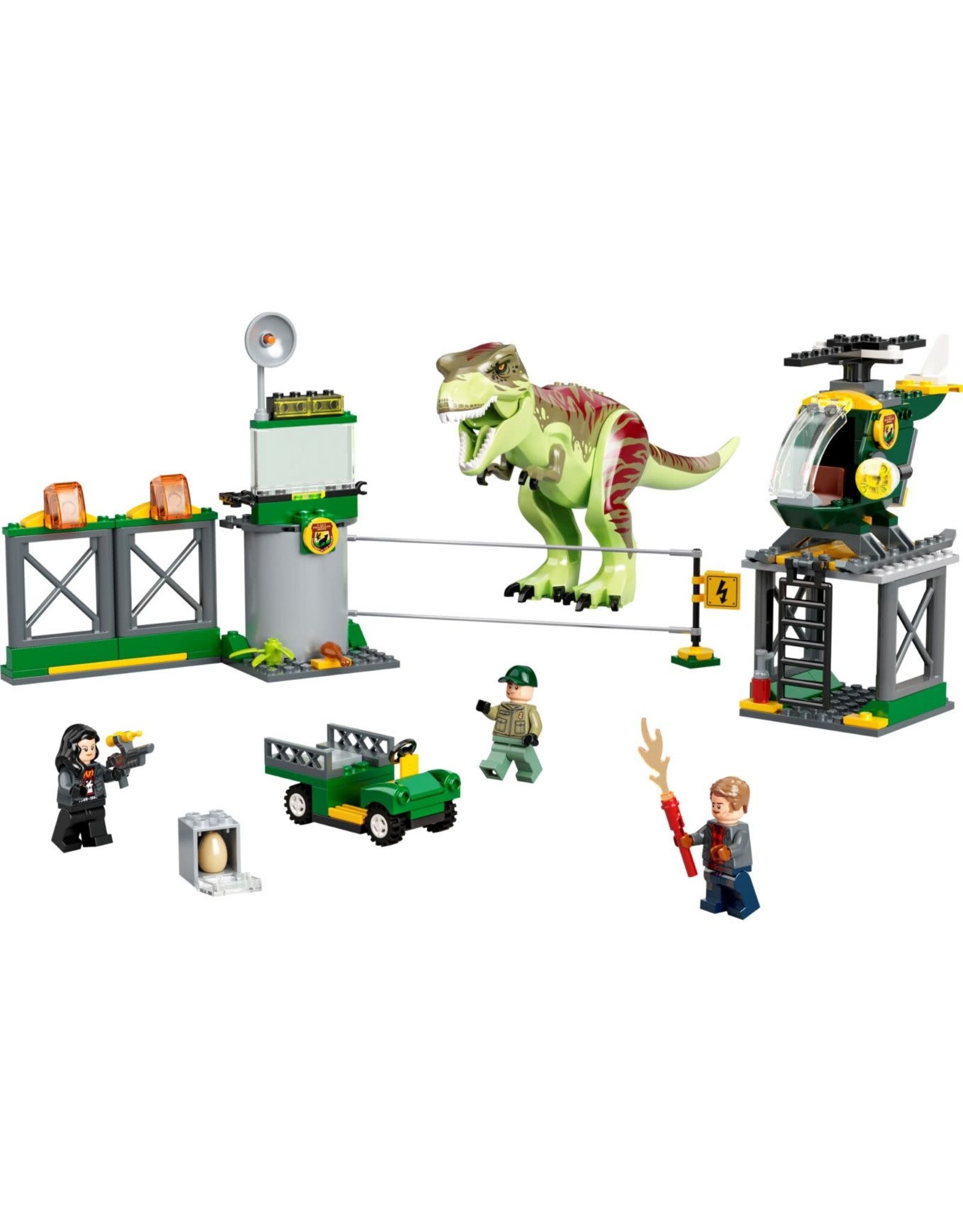 LEGO LEGO Jurassic World 76944 T. rex dinosaurus ontsnapping