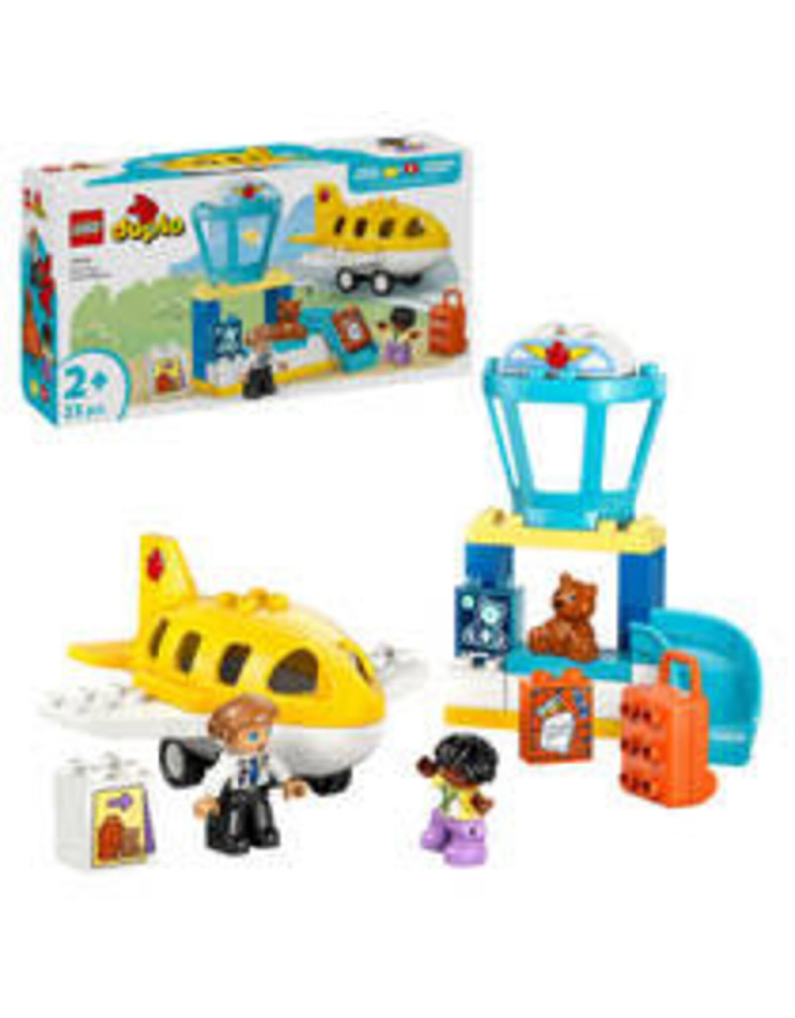 Lego duplo LEGO DUPLO voor het eerst op het vliegveld 10443