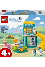 Lego Bluey LEGO - Bluey en Chloé in de Speeltuin