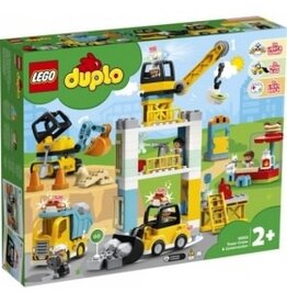 Lego duplo 10933 LEGO DUPLO TORENKRAAN MET BOUWTERREIN
