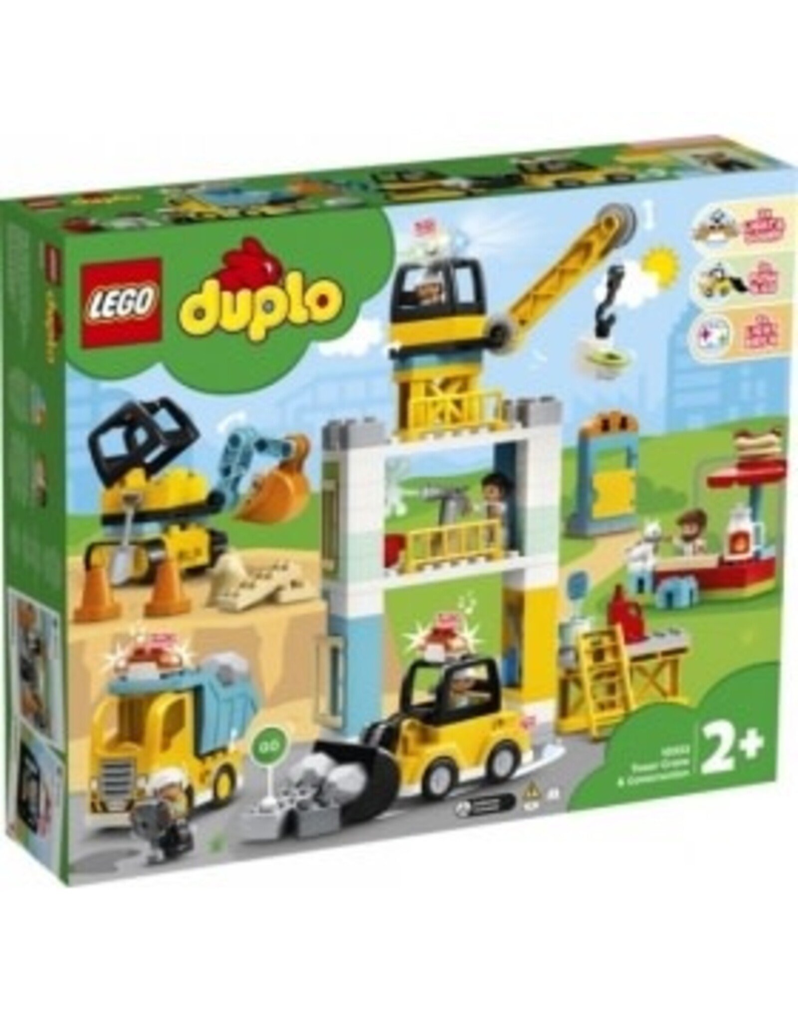 Lego duplo 10933 LEGO DUPLO TORENKRAAN MET BOUWTERREIN
