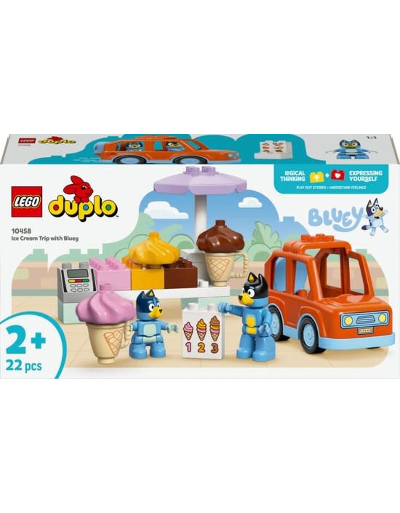 Lego duplo LEGO® DUPLO® Bluey Een IJsje Halen met Bluey - 10458