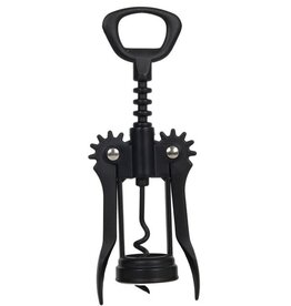 KITCHEN TOOLS Zwarte kurkentrekker - 16,5 x 5,5 cm