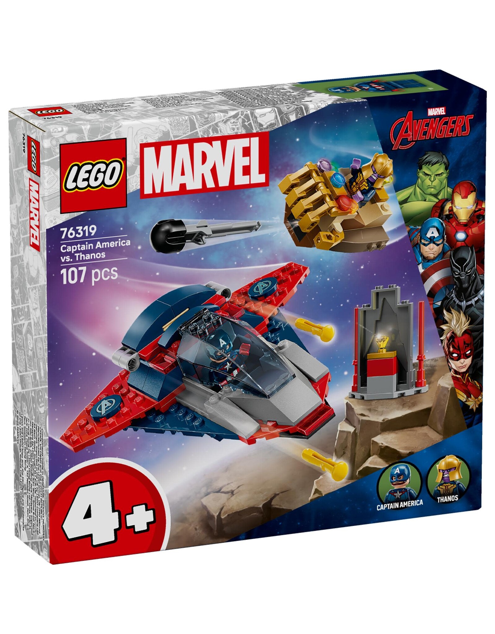LEGO LEGO 76319 Super Heroes Marvel Captain America vs. Thanos