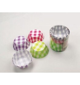 PATISSE Patisse cupcakevorm papier 90st 5cm ruit