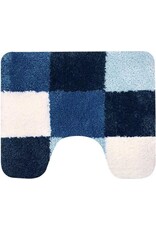 DUTCH HOUSE Wc-mat Brest blauw 60x50cm