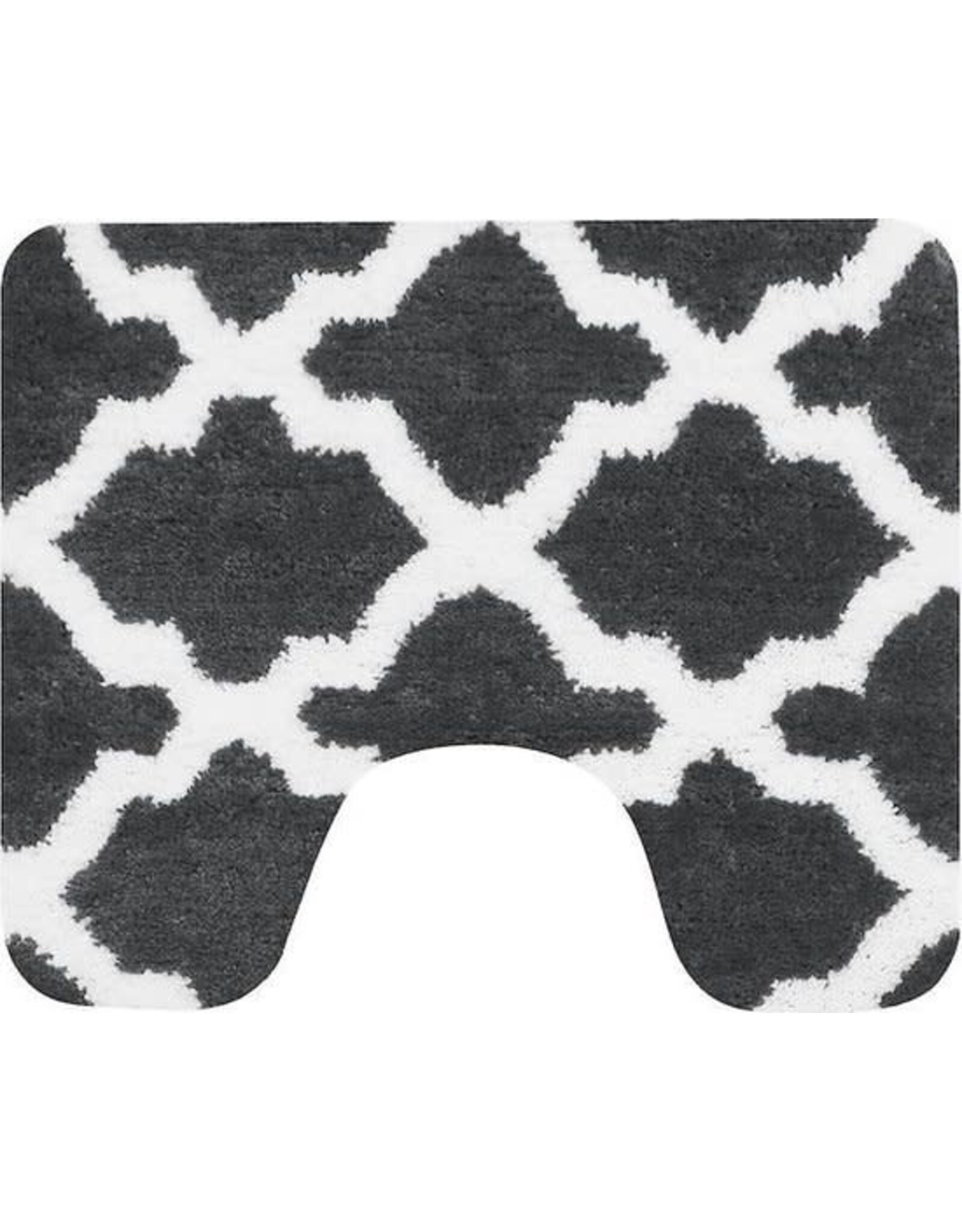 DUTCH HOUSE Wc-mat Toulon antraciet 60x50cm