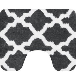DUTCH HOUSE Wc-mat Toulon antraciet 60x50cm