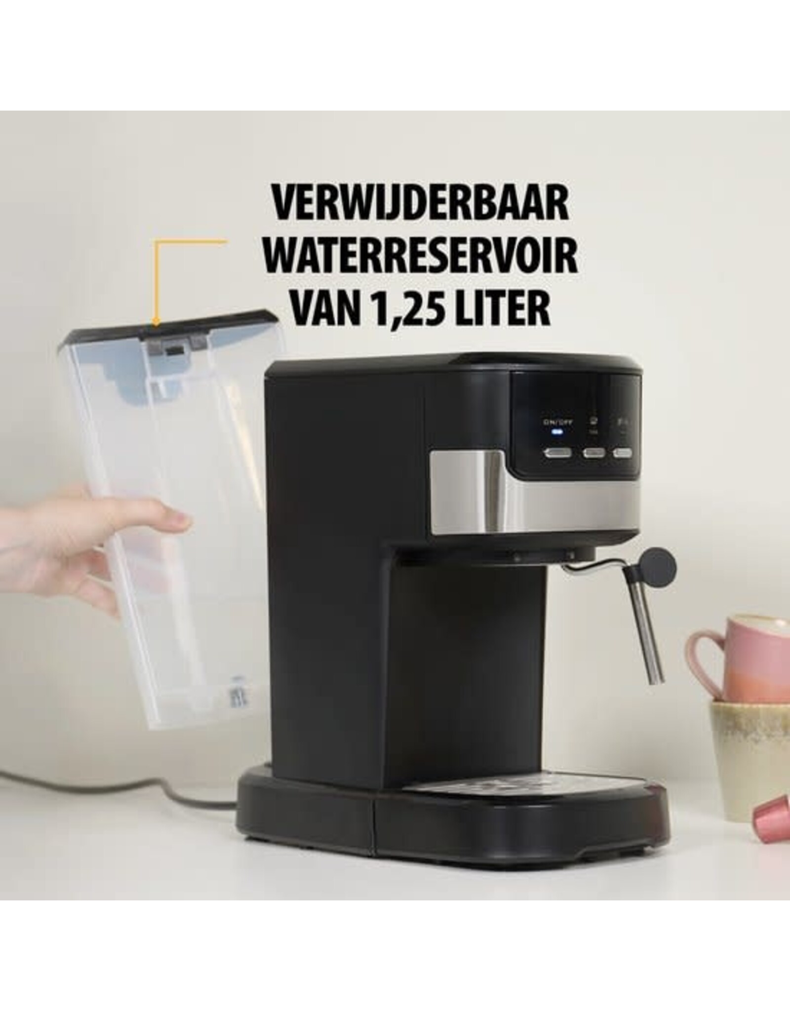 TRISTAR Tristar CM-2278 - Espressomachine 20 Bar - Voor capsules & gemale koffie - Koffiecupmachine