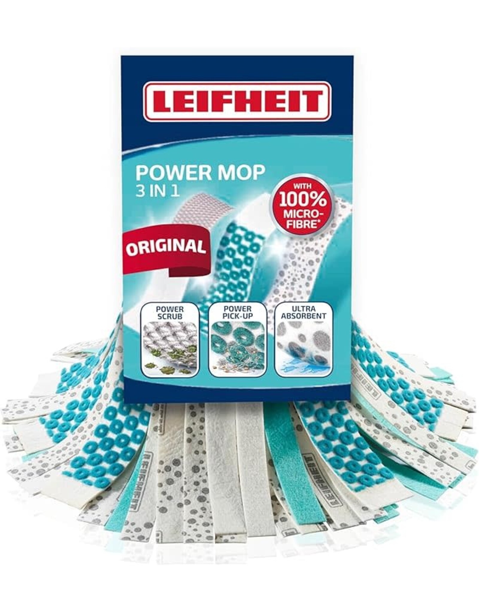LEIFHEIT Leifheit 3 in 1 Power vervangingskop - Mop