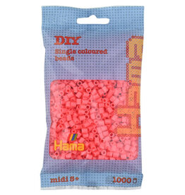 Hama Midi Strijkkralen 207-44 Pastelrood - 1000 st
