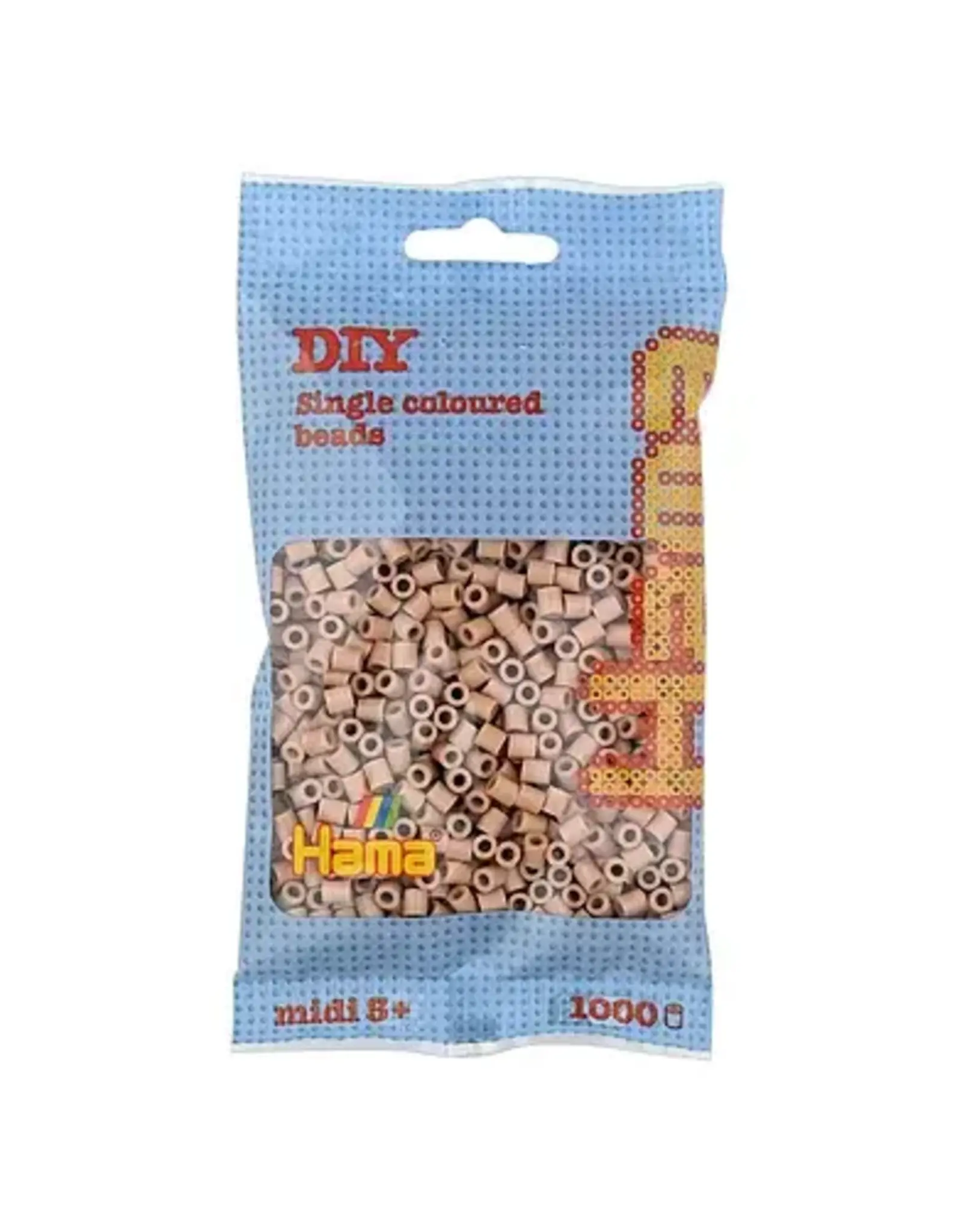 Hama Midi Strijkkralen - Geelbruin (207-75), 1000st.