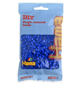 Hama Midi Strijkkralen 207-08 Blauw - 1000 st