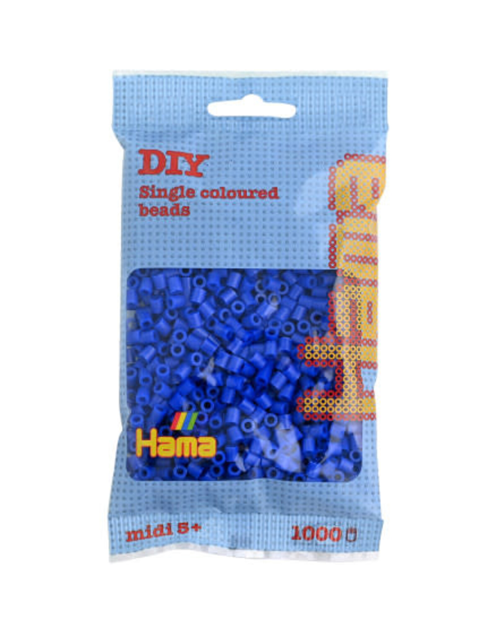 Hama Midi Strijkkralen 207-08 Blauw - 1000 st