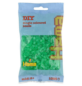 Hama Midi Strijkkralen 207-16 Transparant Groen - 1000 st