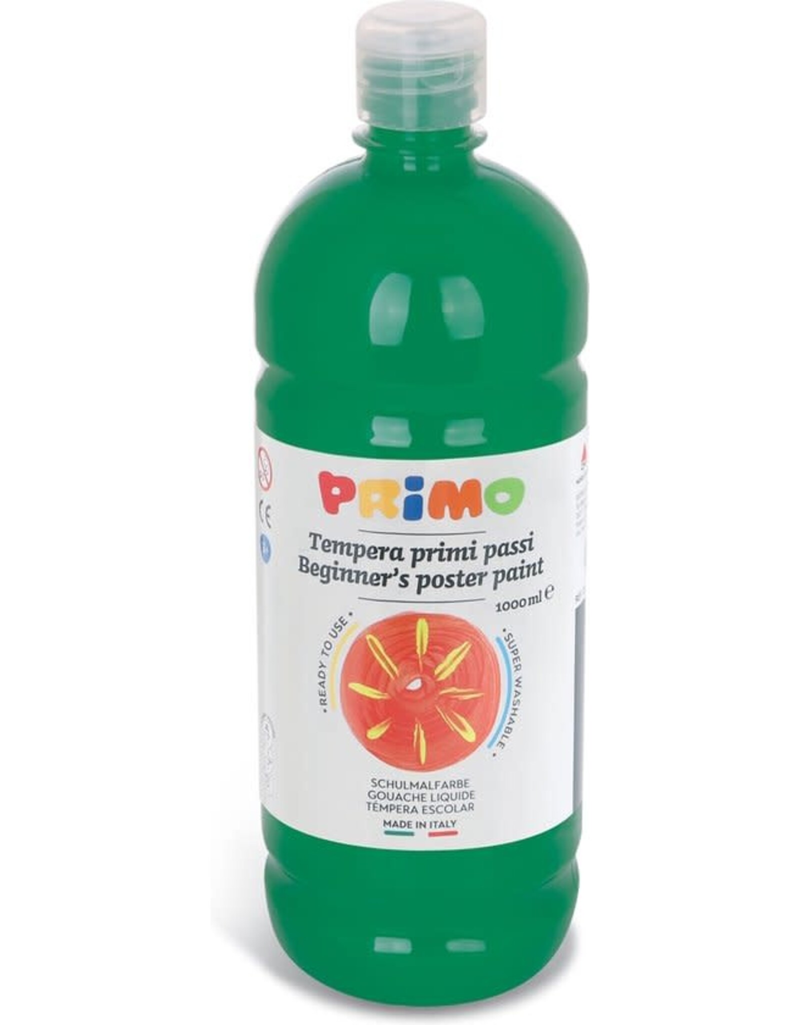 primo Primo plakkaatverf, 1000 ml flacon groen