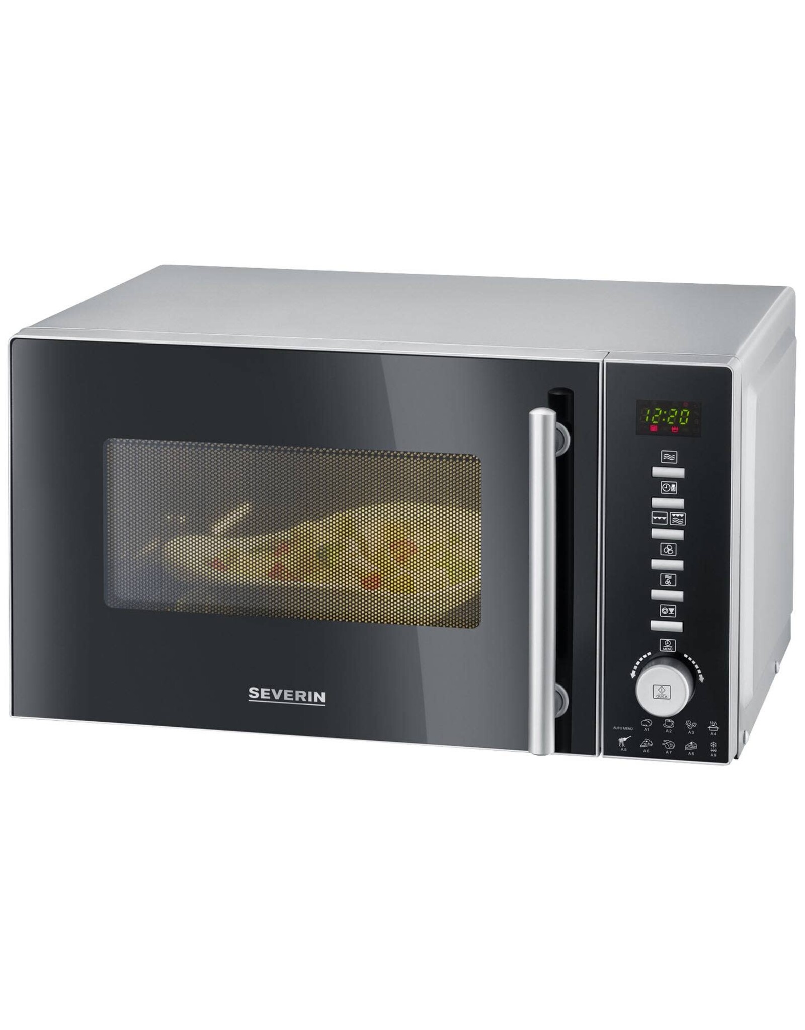 SEVERIN Severin MW 7773 Magnetron Zwart/zilver 800 W Heteluchtfunctie