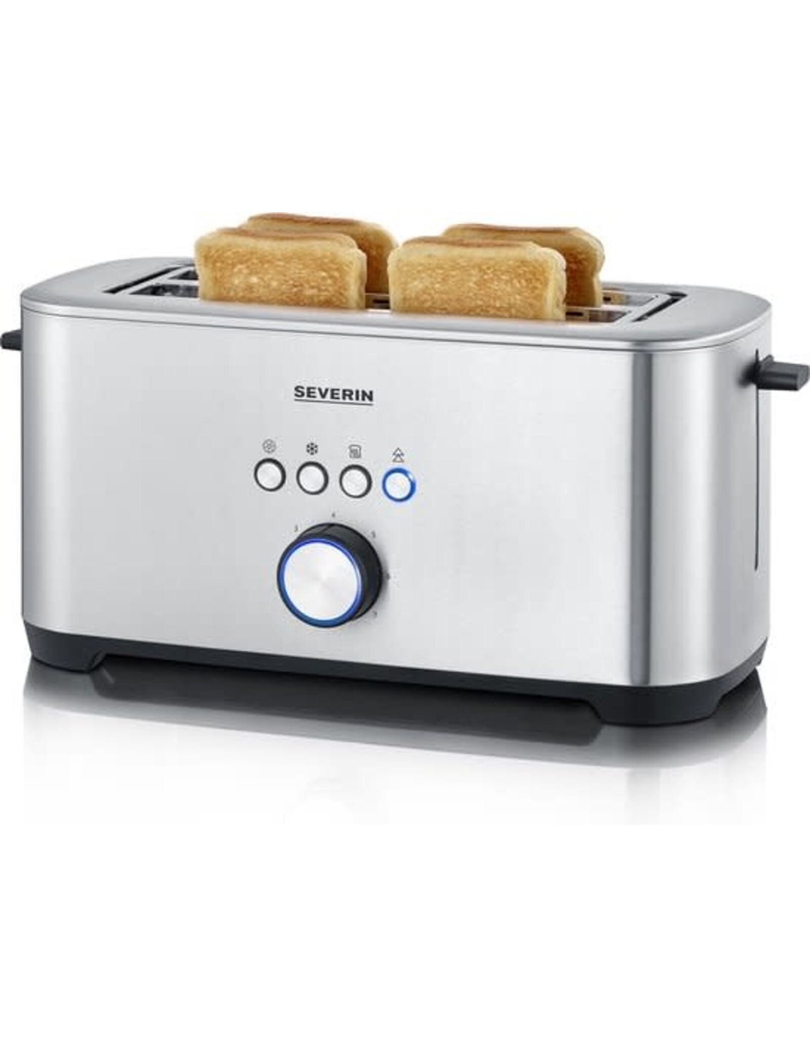 SEVERIN Severin AT2621 Broodrooster RVS/Zwart