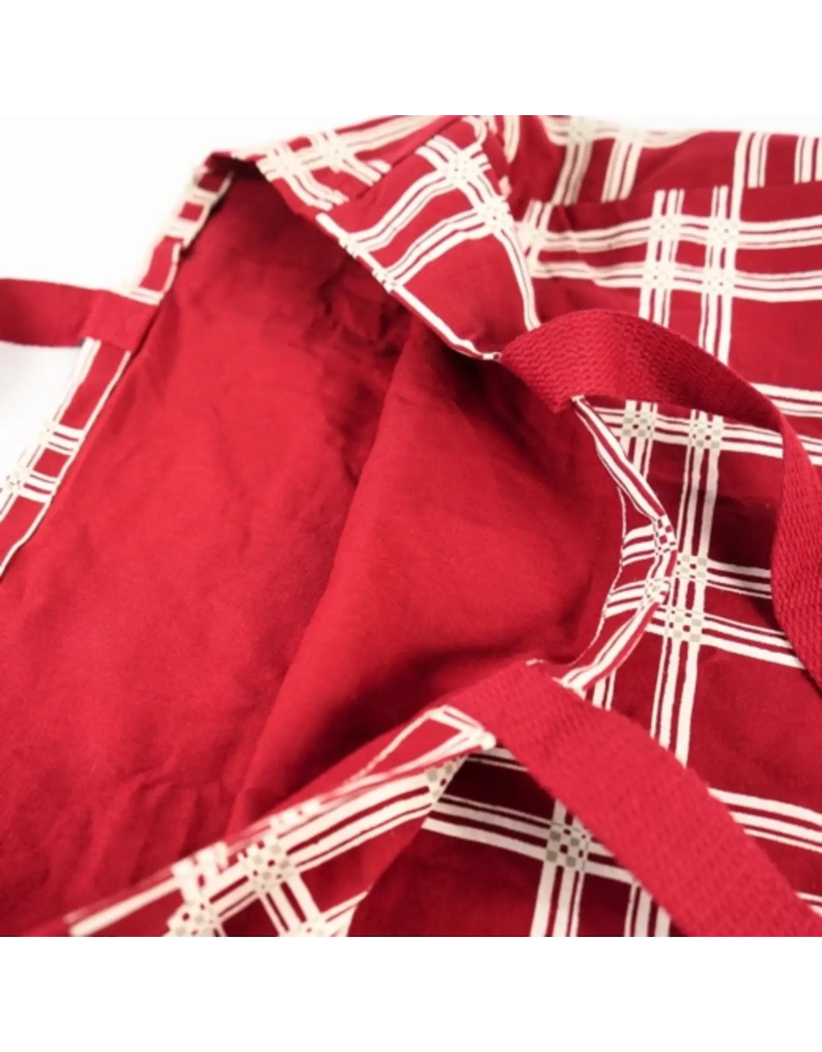 MERKLOOS Shopper Heart rood/wit 56 cm