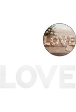 Ginger Ray Love Wit - 41.5 cm/ Hapjesplank Love Wit - 41.5 CM