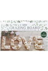 Ginger Ray Love Wit - 41.5 cm/ Hapjesplank Love Wit - 41.5 CM