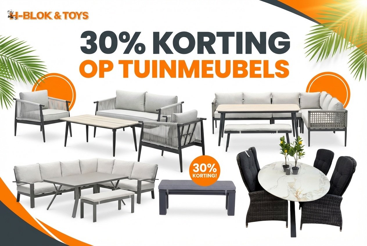 30% op tuinmeubels