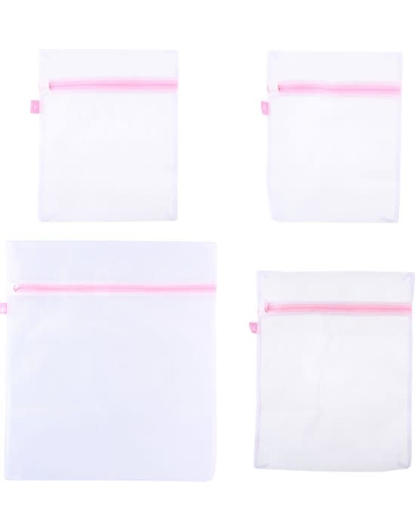 Waszakjes  4 stuks  3 formaten waszakken