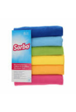 SORBO Sorbo Microvezeldoeken Trendy Colors 40 x 40 cm 6 stuks