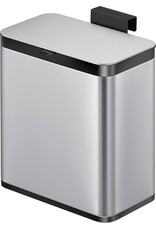 EKO EKO - Puro S Food Waste Caddy 7 liter - stainless steel plastic - matRVS, zwart - Prullenbak