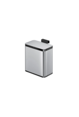 EKO EKO - Puro S Food Waste Caddy 7 liter - stainless steel plastic - matRVS, zwart - Prullenbak