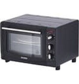 SEVERIN Severin TO 2068 Bak- en Grilloven - 20 Liter - Incl. pizza-grillsteen voor grote pizza's en met functioneel draaispit - 100-230°C - Zwart