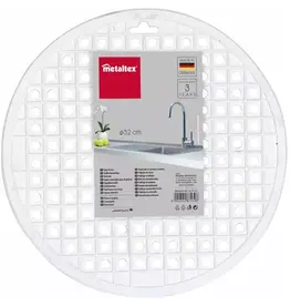 METALTEX Gootsteenmat rond metaltex