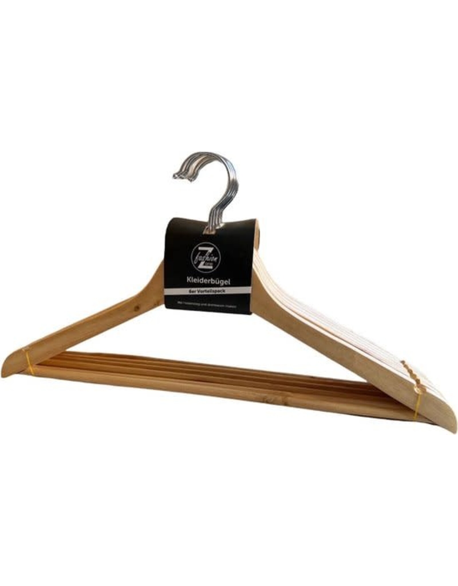 Z fashion one Klerenhanger hout 43x22cm pak a 6 stuks