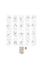 Bluey Bluey kleurblok 2D pagina's met 6 potloden