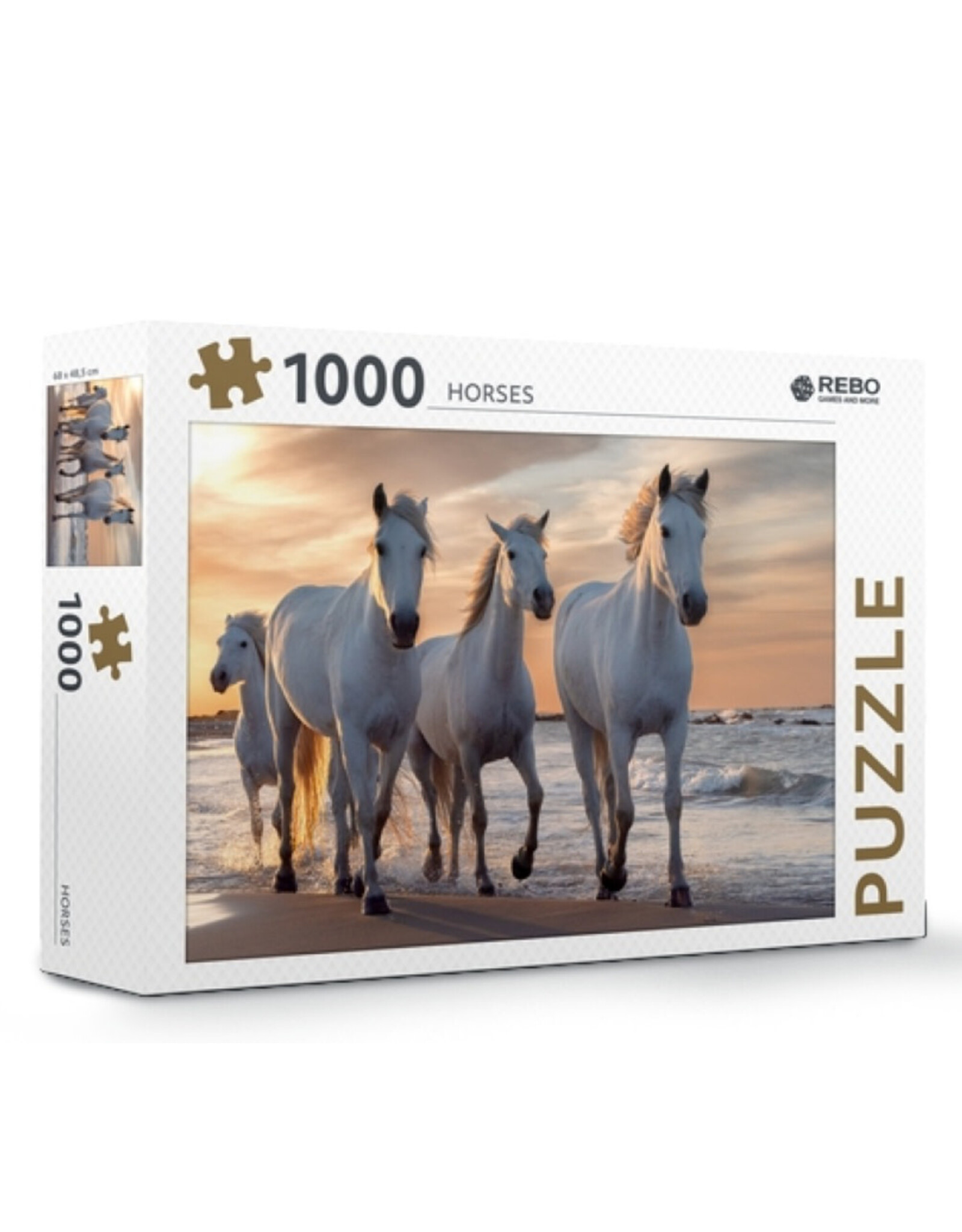 Rebo puzzel 1.000 st. Horses