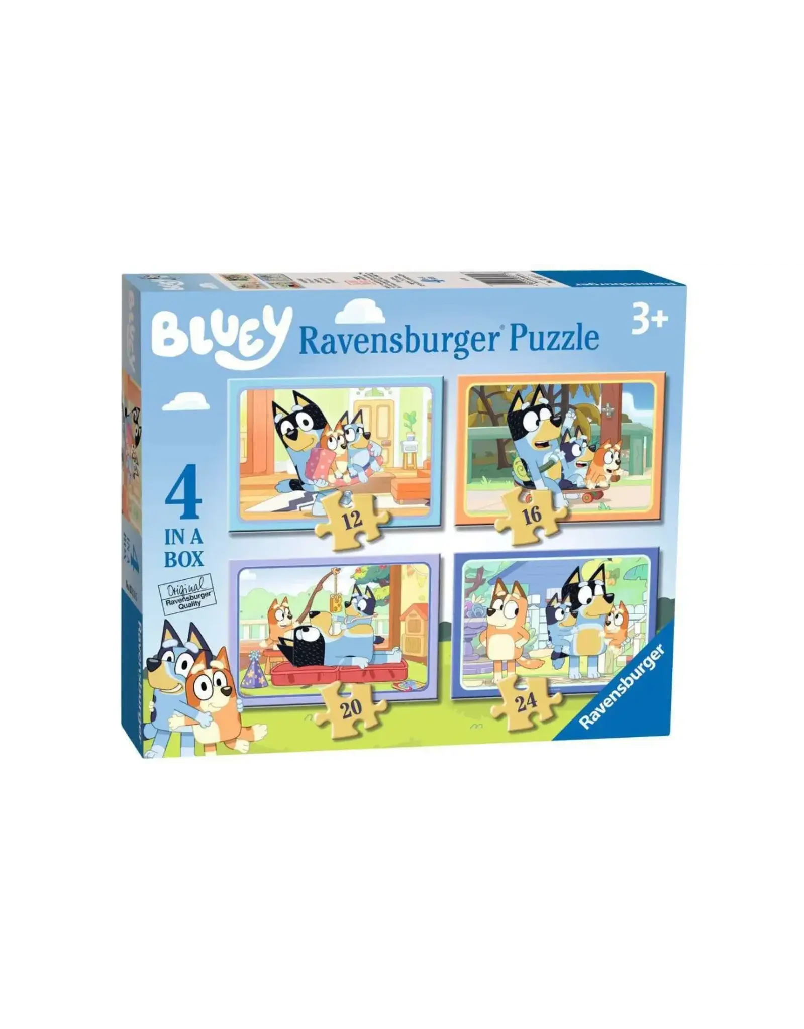 RAVENSBURGER Bluey 12+16+20+24st